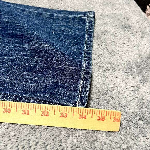 Wrangler FR 20X Bootcut Jeans Mens 34 x34 Flame Resistant Blue Denim - Picture 9 of 10